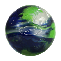 STORM SPOT ON BLUE/GREEN/SILVER (spare ball)