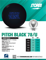 STORM PITCH BLACK 78U